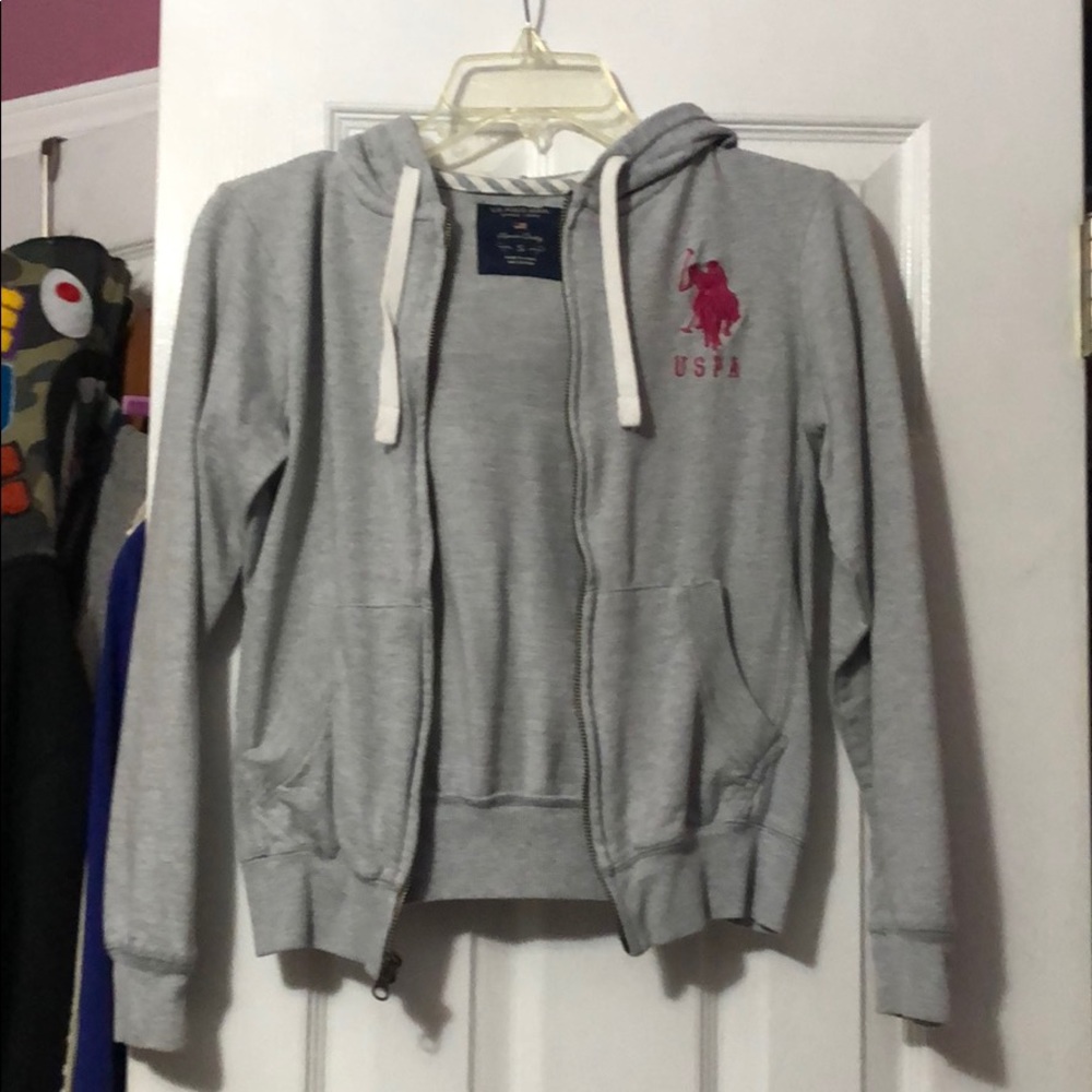 U.S. Polo Assn. Double Hooded Zip up Sweater